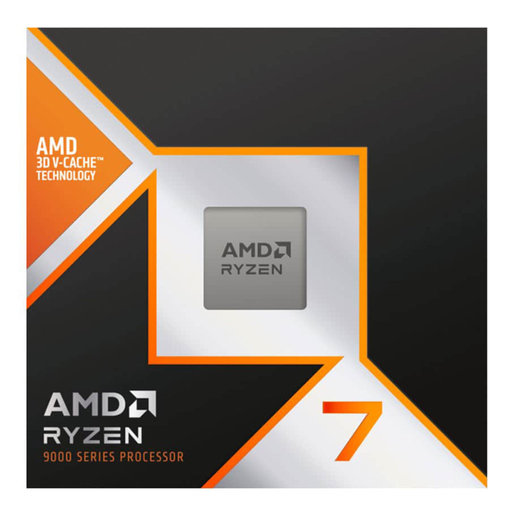 [RYZEN-7-9850X3D-BOX] AMD RYZEN 7 9850X3D 8 Core, 4,70-5.60GHz, 104Mb Cache, 120W,  AM5 Soket, BOX, (Dahili Grafik VAR, Fan YOK)