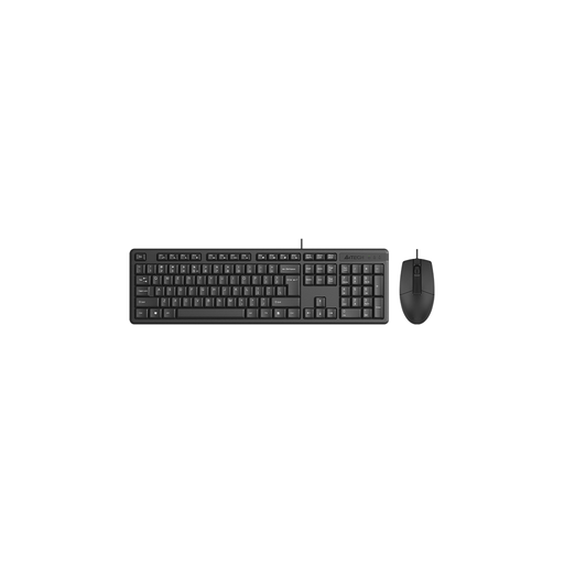 [KR-3330S] A4 TECH KR-3330S, Siyah, USB Kablolu, Türkçe Q, Multimedya, Klavye Mouse Set