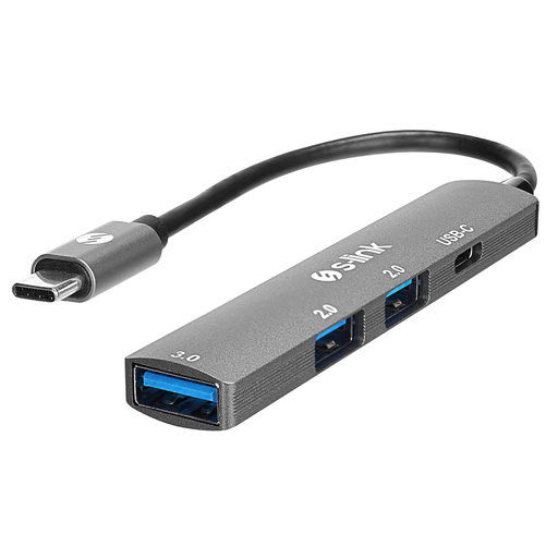 [SW-USBC023] S-LINK SWV-USBC023, Type-C to 2xUSB 2.0, 1xUSB 3.0, 1xType-C Metal, USB HUB
