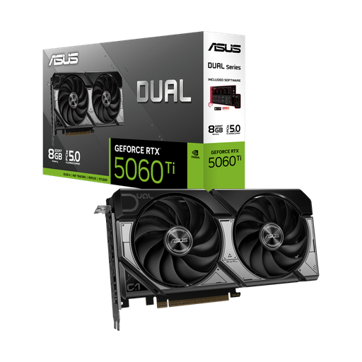 [DUAL-RTX5060TI-8G] ASUS DUAL-RTX5060TI-8G, 8Gb, 128Bit, GDDR7, 1xHDMI, 3xDP GAMING Ekran Kartı