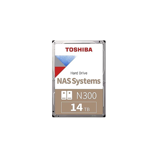 [HDWG51EUZSVA] TOSHIBA N300, HDWG51EUZSVA, 3.5", 14TB, 512Mb 7200 Rpm, SATA3, 7/24 NAS, SERVER, HDD (Türkiye Distribütörü Garantili)