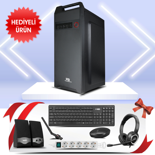 [FORCE-F3K] FORCE-F3K, Intel i5-12400, 16Gb Ram, 512Gb SSD, Paylaşımlı Ekran Kartı, OEM PAKET