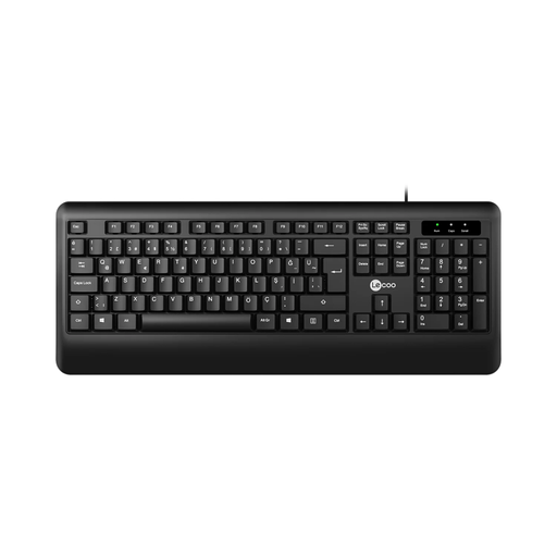 [KB104] LECOO KB104, USB Kablolu, Türkçe Q,  Standart Klavye (Siyah)