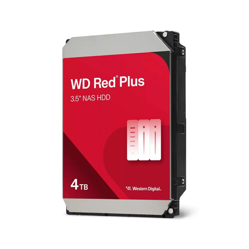 [WD40EFZZ] WD RED Plus, WD40EFZZ, 3.5", 4TB, 128Mb, 5400 Rpm, 7/24 GÜVENLİK-NAS-SERVER, HDD