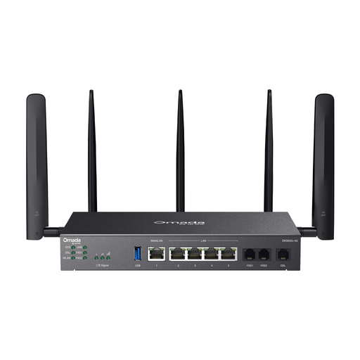 [DR3650V-4G] OMADA DR3650v-4G, Wi-Fi 6, AX3000, Dual Band, Gigabit, Masaüstü Load Balance VPN Gateway