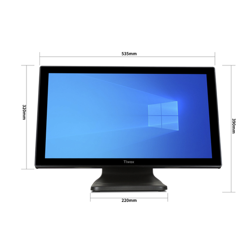 [TIWOX-TP-3150PL] Tiwox TP-3150+, Intel i7 5.Nesil, 21.5" Ekran,  8GB Ram, 128GB SSD, Endüstriyel, Dokunmatik Pos PC