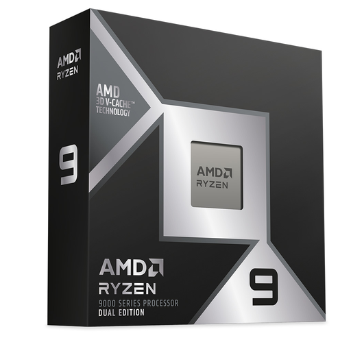 [RYZEN-9-9950X3D2-B] AMD RYZEN 9 9950X3D2 Dual Edition 16 Core, 4,30-5.60GHz, 208Mb Cache, 200W,  AM5 Soket, BOX (Kutulu) (Dahili Grafik VAR, Fan YOK)