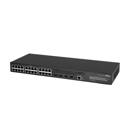 [AS5500-24GT4XF] DAHUA AS5500-24GT4XF, 24 Port Gigabit,  4 Port 10G SFP,  L3 Yönetilebilir, Rack Mount Switch