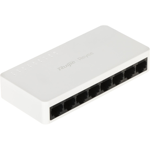 [RG-ES08F] RUIJIE REYEE RG-ES08F 8 Port MegaBit Switch  Plastik Kasa