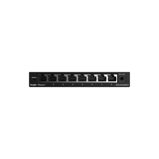 [RG-ES208GC] RUIJIE REYEE RG-ES208GC  8 Port GigaBit , Colud Yönetilebilir Switch  Metal Kasa