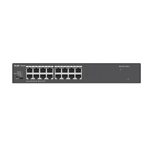 [RG-ES116G-L] RUIJIE REYEE RG-ES116G-L 16Port GigaBit Switch  Metal Kasa