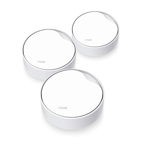 [DECO-X50-POE-3P] TP-LINK DECO-X50-POE, AX3000, Üçlü Mesh, 3000Mbps, Dual Band, WiFi6, 3Port Gigabit Lan, 600m2 Çekim Alanı, Router, Geniş Alan İnternet Ağı Sağlayıcısı
