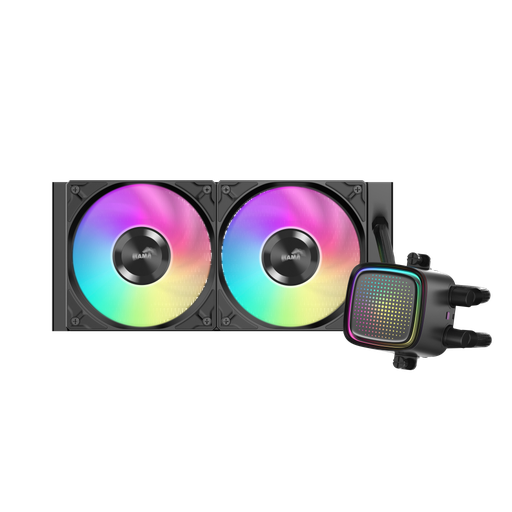 [SAMA-L50-240BK] SAMA L50-240BK, Black, 240mm, 2x120mm ARGB Fan, CPU Sıvı Soğutma