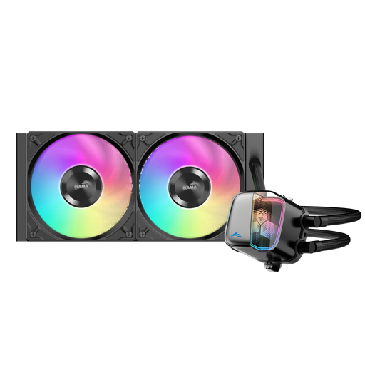 [SAMA-L70-240BK] SAMA L70-240BK, Black, 240mm, 2x120mm ARGB Fan, CPU Sıvı Soğutma