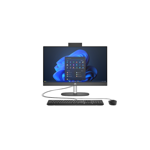 [D1BC2ET] HP D1BC2ET, ProOne 240 G10,Ultra 7 155U, 23,8" FHD Ekran, 16Gb DDR5 Ram, 512Gb SSD, Paylaşımlı Ekran Kartı, Free Dos All In One PC, Siyah