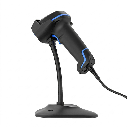 [TIWOX-VS-50] Tiwox VS-50, EL Tipi, 2D Karekod, USB Kablolu, Endüstriyel Barkod Okuyucu (Stand Ünitesi ile birlikte)