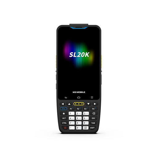 [SL20K] M3 Mobile SL20K, Android 13, WiFi, Bluetooth, 4" Dokunmatik ve Tuşlu Ekran, 4 GB RAM, 64 GB ROM, 2D Karekod, EL Terminali (Kılıf ve Ekran Koruyucu Dahil)