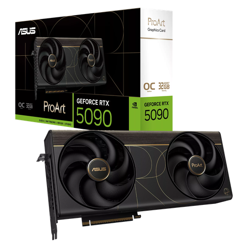 [PROART-RTX5090-O32G] ASUS PROART-RTX5090-O32G, 32Gb, 512Bit, GDDR7, 1xHDMI, 2xDP, 1xType-C, GAMING Ekran Kartı