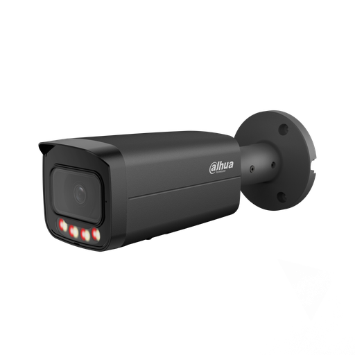 [IPC-HFW21249T-AS-IL-BLACK] DAHUA IPC-HFW21249T-AS-IL-Black  12Mpix, 3,6mm Lens,SD Kart, Smart Dual Light, H265+, 30Mt Gece Görüşü, IP67, Dahili Mikrofon, PoE Bullet IP Kamera (Siyah)
