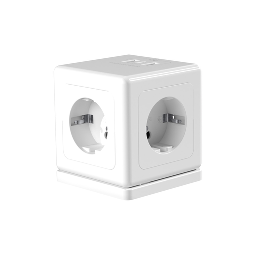 [PRZ04] S-LINK PRZ04, 4 Soket, Akım Korumalı Priz, 1x Type-C, 2xUSB 5V, 2Mt Kablo, 306 Joule, Küp Tasarım (Beyaz)