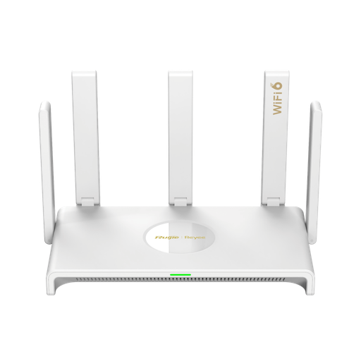 [RG-EW3000GX] RUIJIE Reyee RG-EW3000GX, AC1300, 4Port GigaBit, 1267Mbps, Dual Band, Wifi 6, Masaüstü, Reyee Mesh, Router
