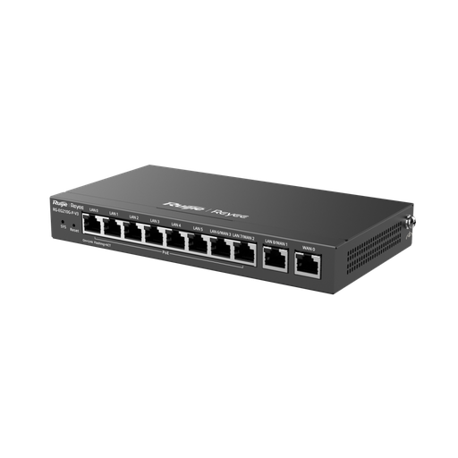 [RG-EG210G-P-V3] RUIJIE Reyee RG-EG210G-P-V3 10 Port Gigabit, Web  Yönetilebilir, 4 WANs, 200 Kullanıcı,