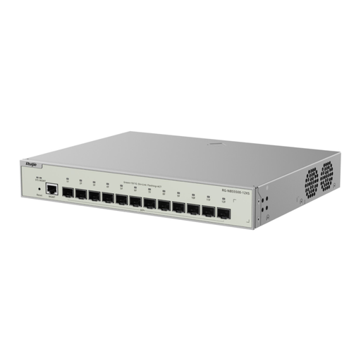 [RG-NBS5500-12XS] RUIJIE REYEE RG-NBS5500-12XS 12 Port GigaBit, 12X10G SFP, Yönetilebilir Switch  Metal Kasa
