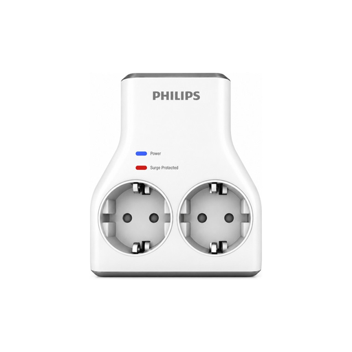 [CHP7022W] PHILIPS CHP7022W/62, 2li, Akım Korumalı Priz, 1140 Joules, (Beyaz)