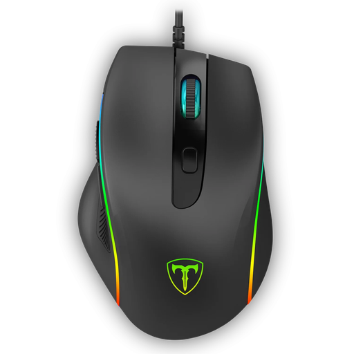 [T-TGM108] T-DAGGER T-TGM108, Recruit 2, RGB Backlight, 6 Buton, USB Kablolu, 3200DPI, Gaming Mouse