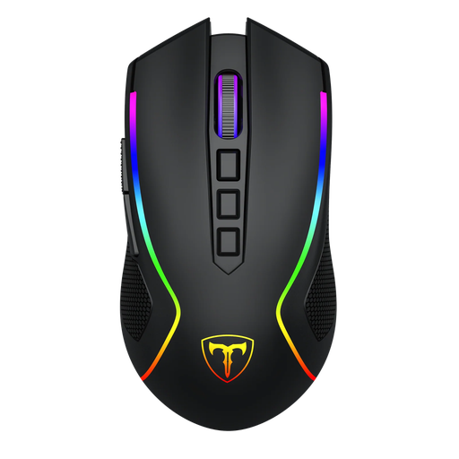 [T-TGM209-WL] T-DAGGER T-TGM209-WL, Darkangel Wireless, Programlanabilir RGB Backlight, 8 Buton, USB Kablolu, WiFi 2.4Ghz, Bluetooth, 12.80DPI, Gaming Mouse