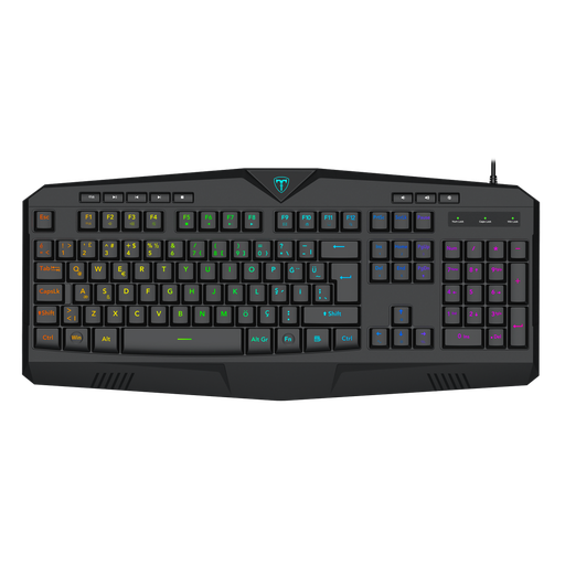 [T-TGK205] T-DAGGER TK205, SUBMARINE, USB Kablolu, Türkçe Q, RGB Backlight, Membran Tuşlar, 104 Tuşlu, Multimedya, Gaming Klavye