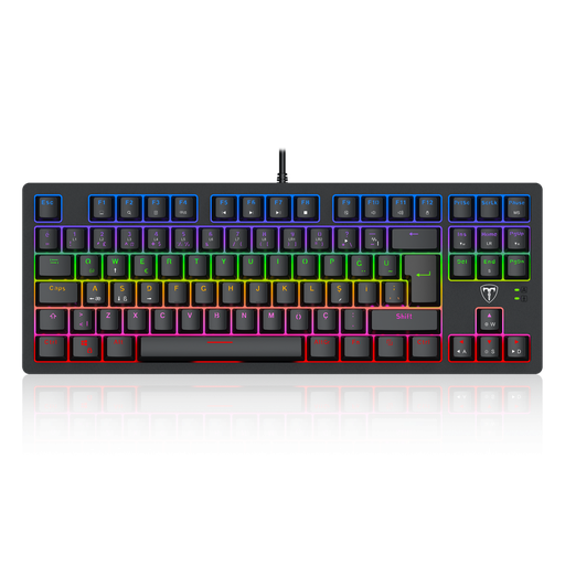 [T-TGK311-RD] T-DAGGER T-TGK311-RD, BALI, USB Kablolu, Türkçe Q,  Rainbow Backlight, Red Mekanik Switch, 87 Tuşlu, Gaming Klavye