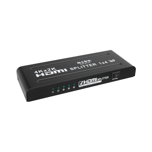 [SW-KC34] S-LINK SW-KC34, HDMI Çoklayıcı, 1Giriş, 4Çıkış, (1PC-4Monitör)
