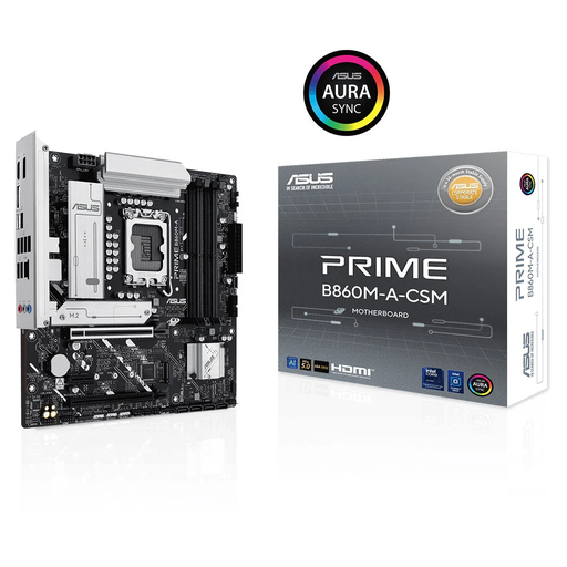 [PRIME-B860M-A-CSM] ASUS PRIME B860M-A-CSM, 8666MHz, 4xDDR5 2xM.2, HDMI, 2xDP, Type-C, Intel Core Ultra CPU(Seri 2), LGA1851 Soket Anakart