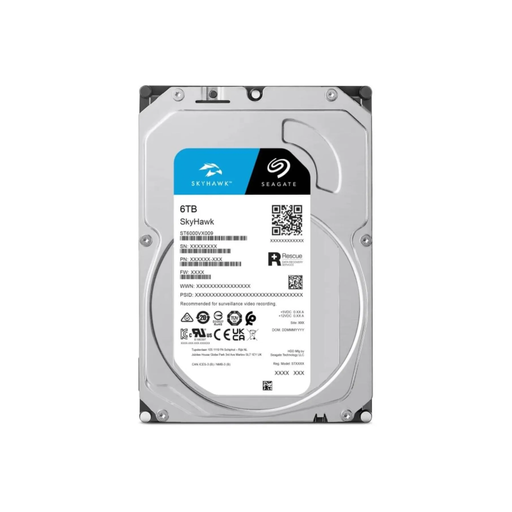 [ST6000VX009] SEAGATE SKYHAWK, ST6000VX009, 3.5", 6TB, 256Mb, 5400Rpm, Güvenlik, HDD