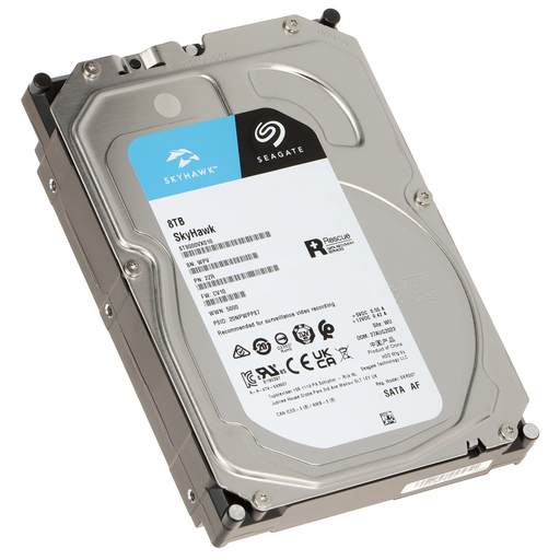 [ST8000VX010] SEAGATE SKYHAWK, ST8000VX010, 3.5", 8TB, 256Mb, 5400Rpm, Güvenlik, HDD