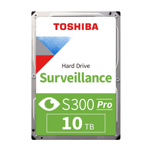 [HDWT31AUZSVA] TOSHIBA S300 PRO, HDWT31AUZSVA, 3.5", 10TB, 256Mb 7200 Rpm, 7/24 Güvenlik HDD