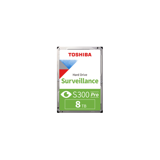 [MD10ADA800V] TOSHIBA S300 PRO, MD10ADA800V, 3.5", 8TB, 512Mb 7200 Rpm, 7/24 Güvenlik HDD